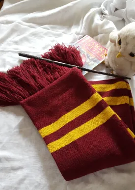 Gryffindor Harry Potter inspired  styled scarf