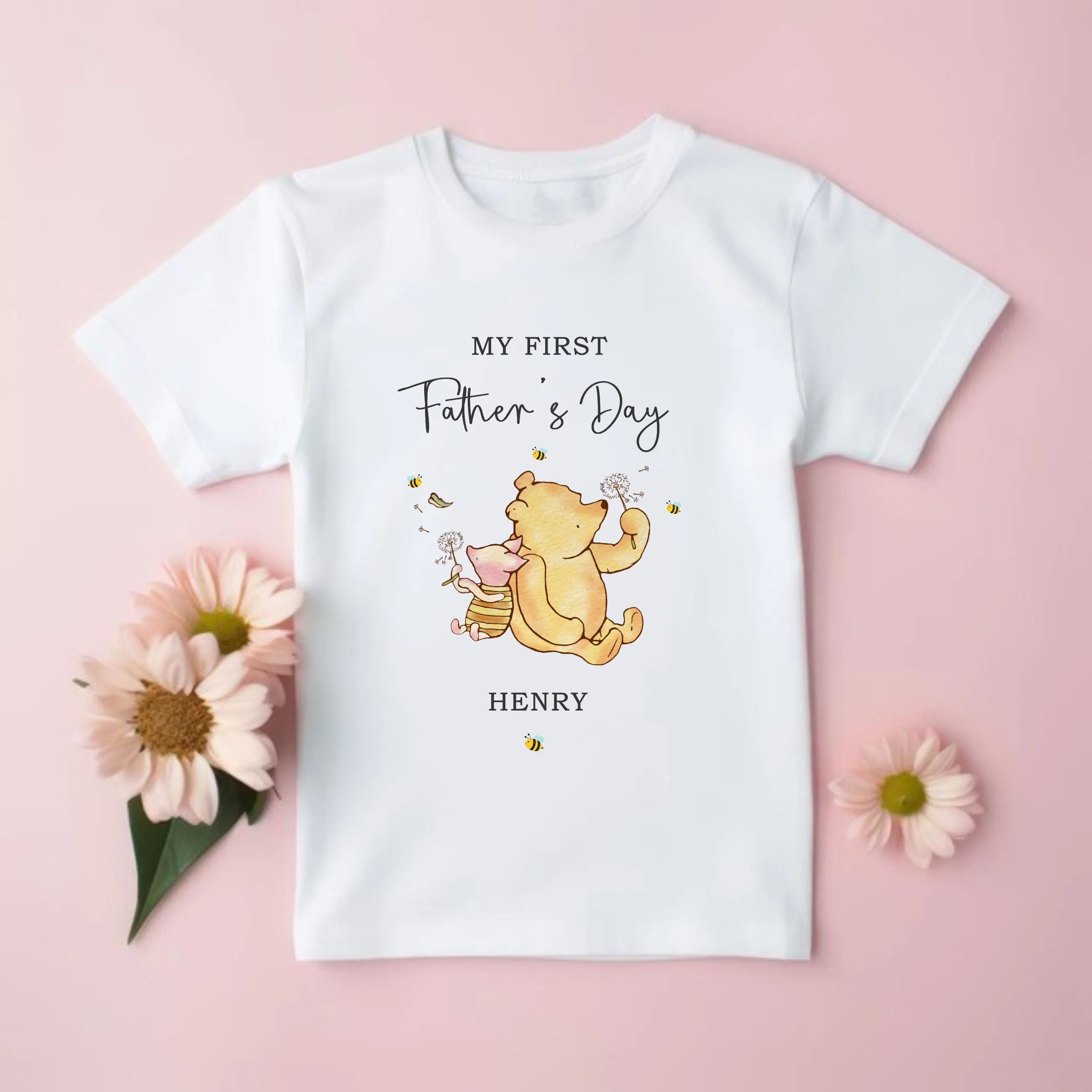 Happy 1st Father's Day Baby Outfit - Winnie the Pooh