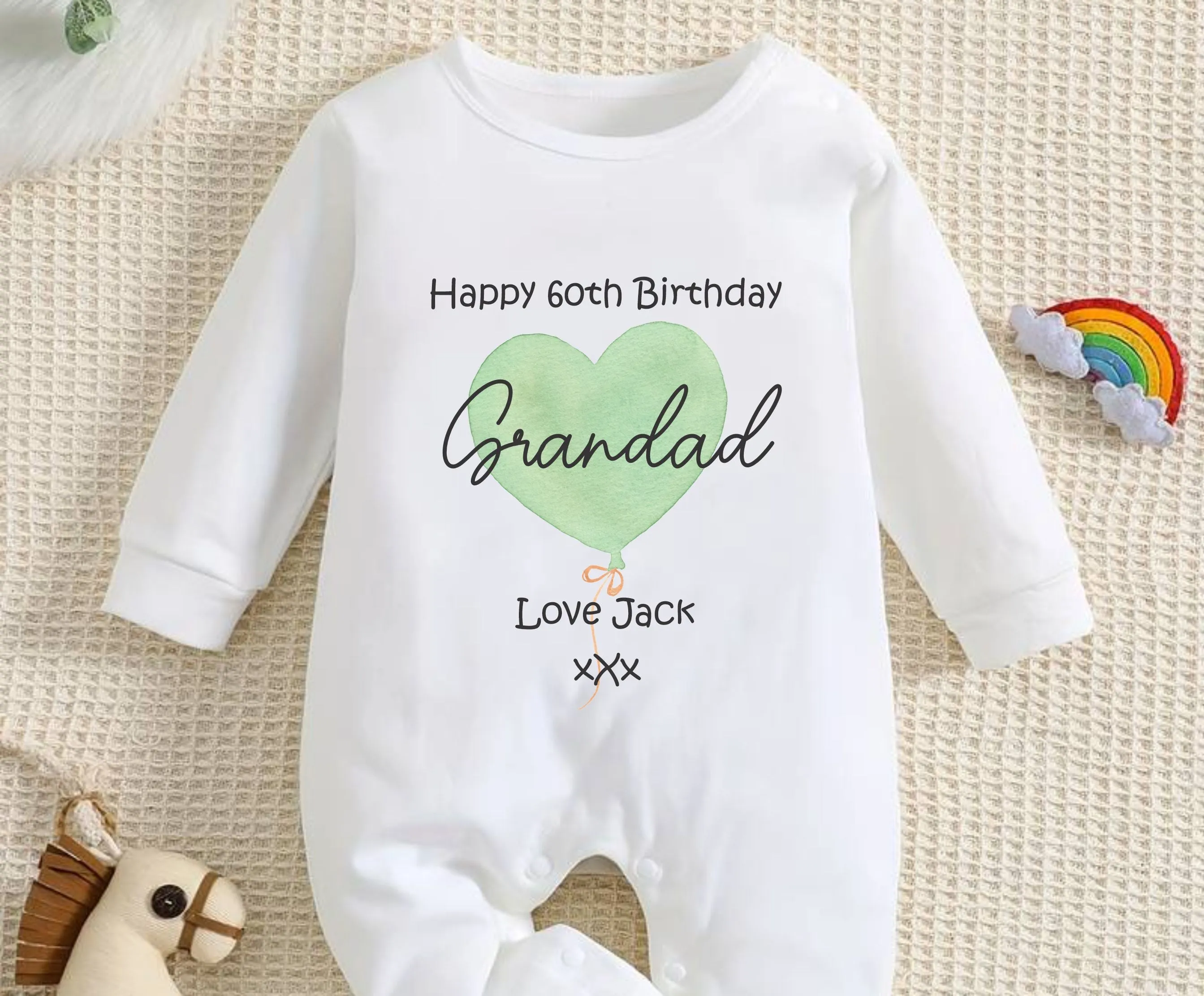 Happy 30th Birthday DADDY Baby Outfit (First Birthday 1st Birthday Daddy Dad Birthday l New Dad Gift | Love My Dad)