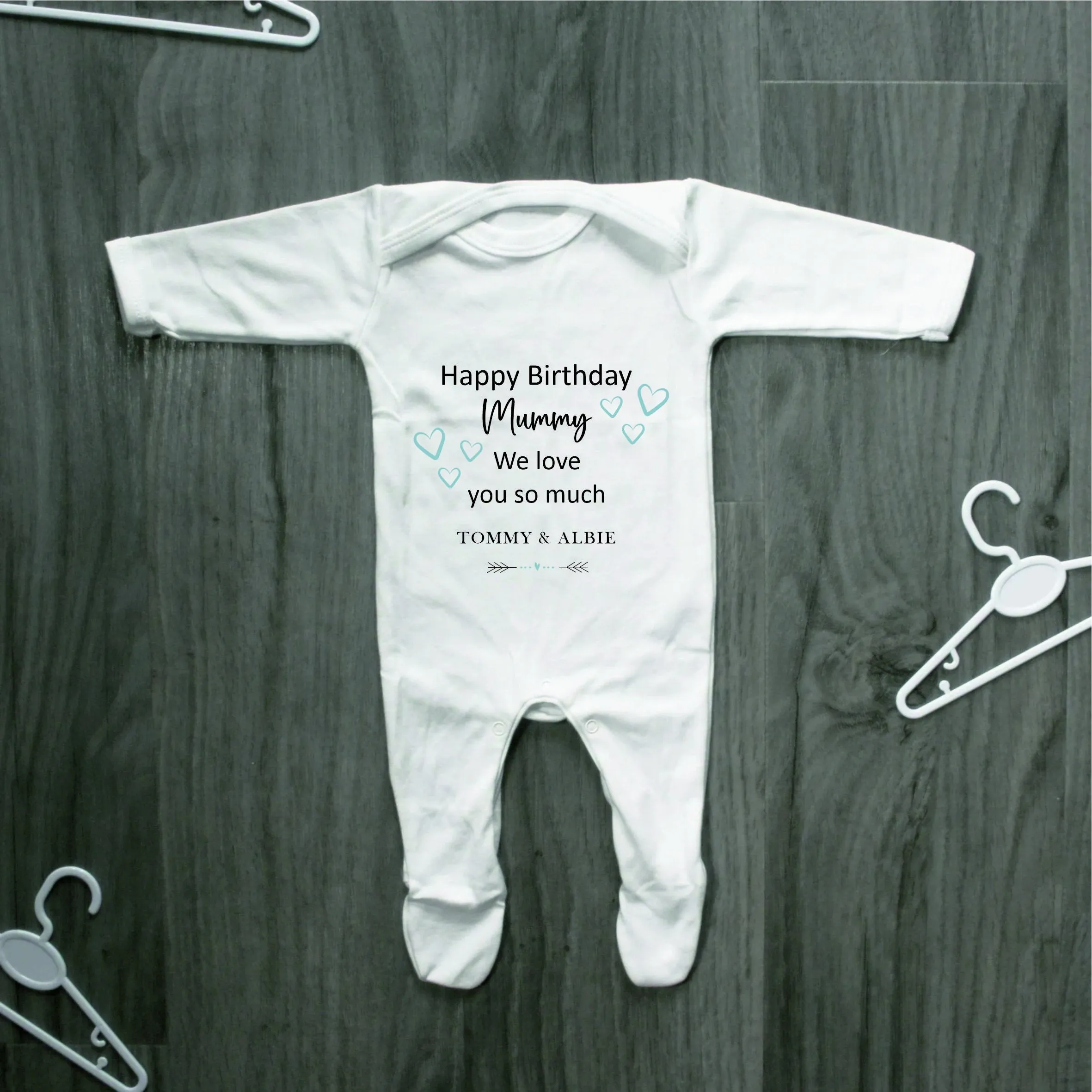 Happy Birthday MUMMY Baby Outfit (First Birthday 1st Birthday Mummy Mum Birthday l New Mum Gift)