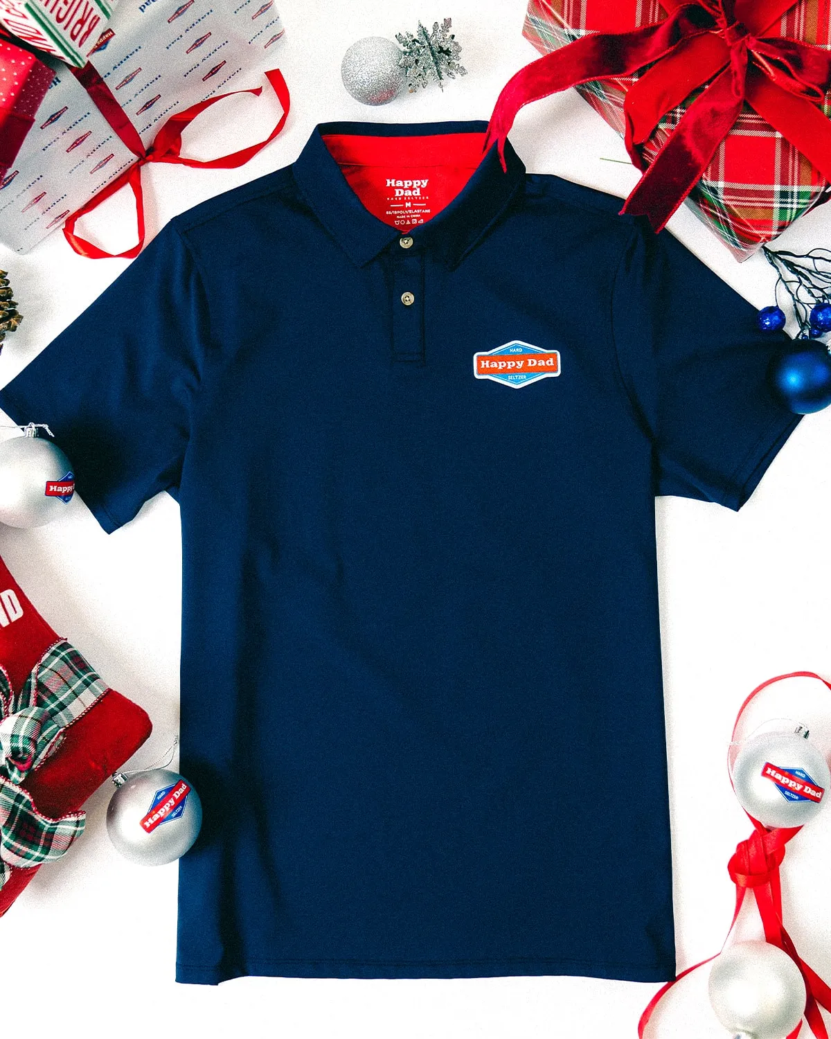 Happy Dad Golf Polo (Navy)