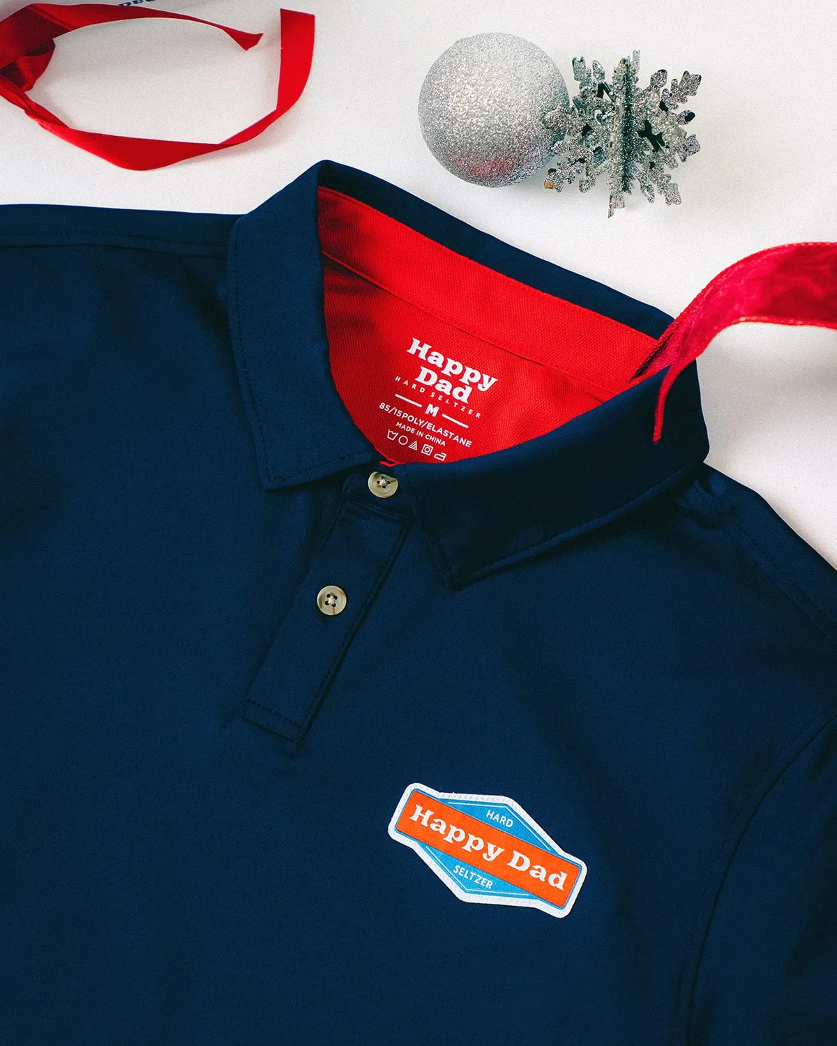 Happy Dad Golf Polo (Navy)
