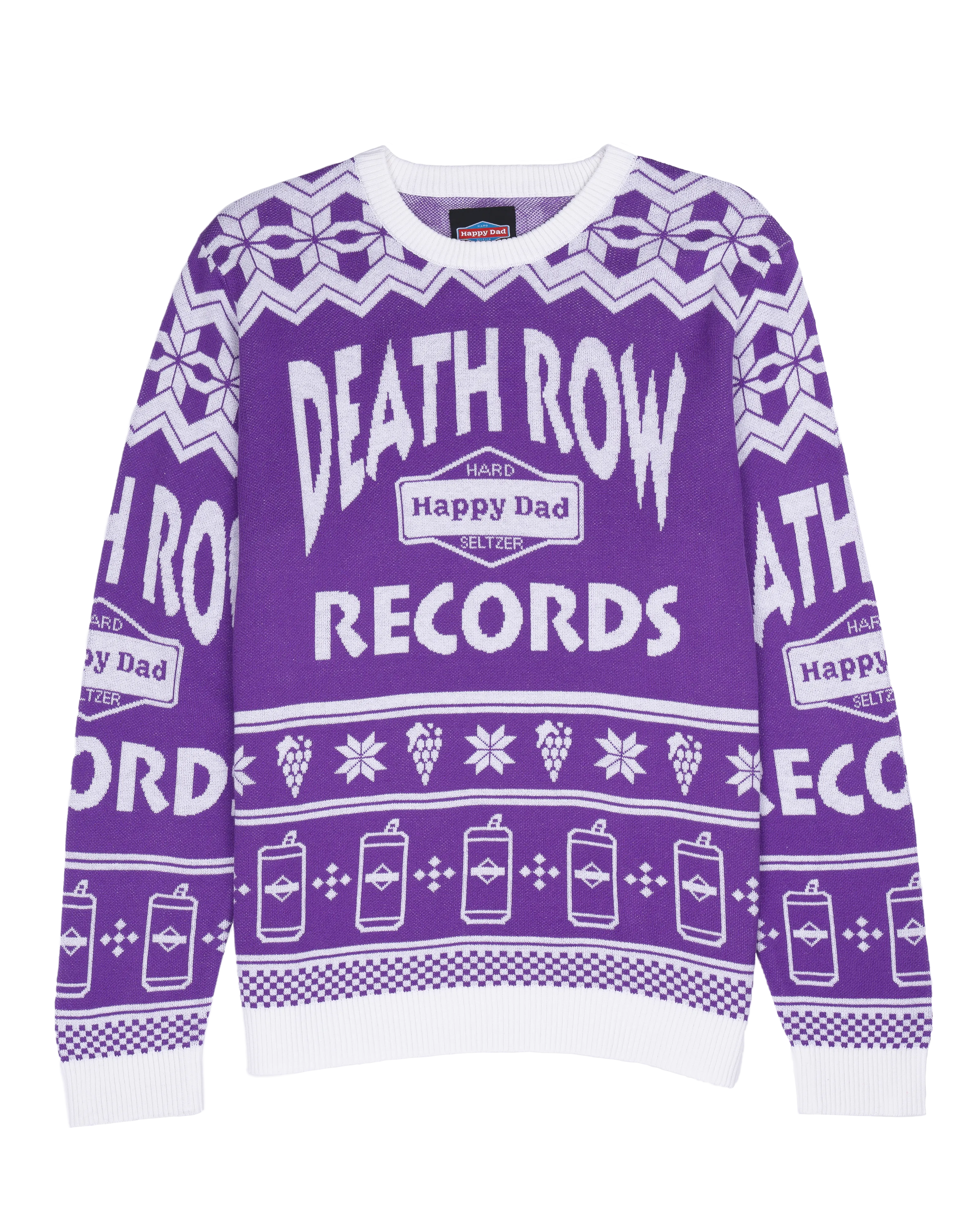 Happy Dad x Death Row Ugly Sweater (Purple)