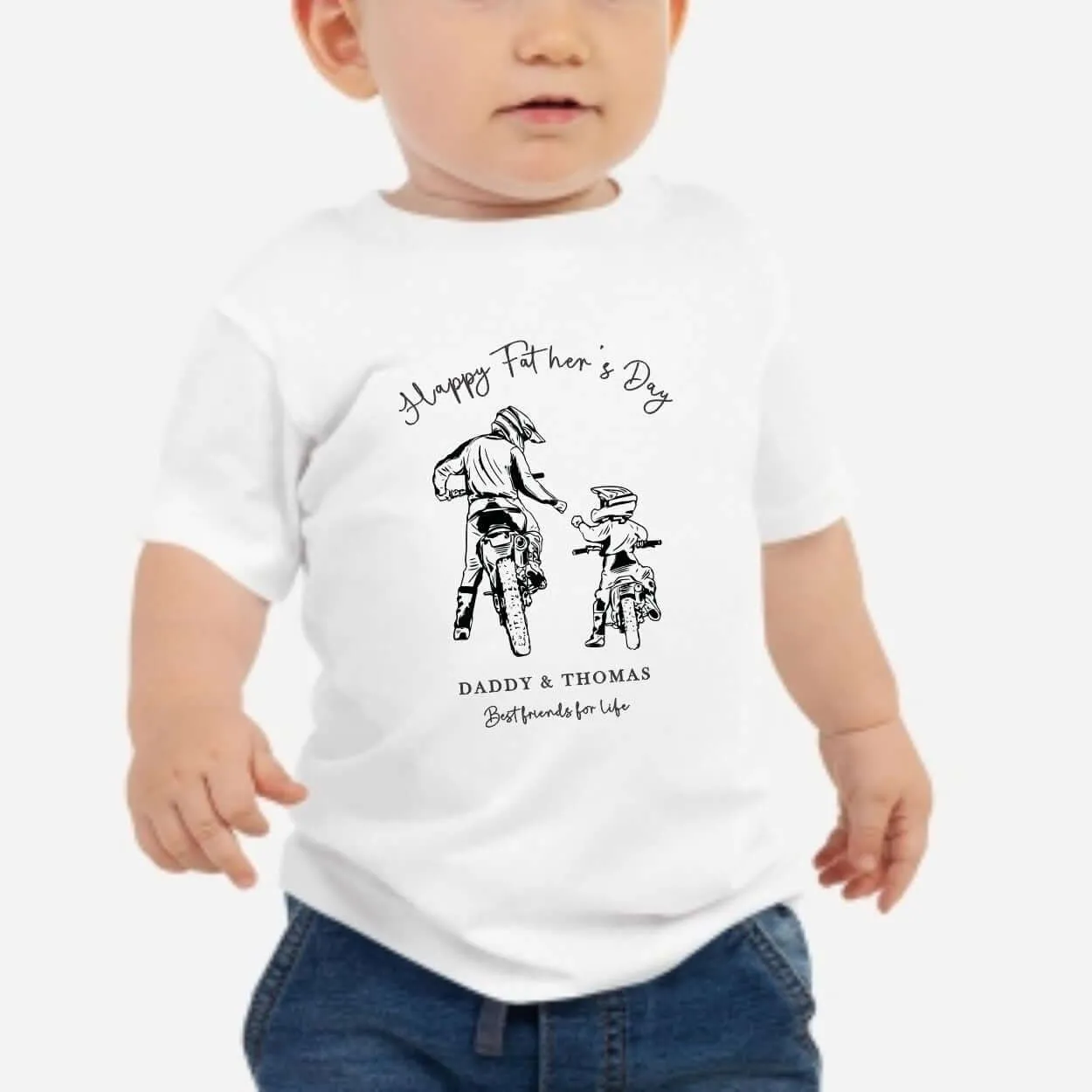 Happy Father's Day Daddy - Motorbike (First Father's Day 1st Father's Day Daddy Dad Grandad Father's Day l New Dad Gift