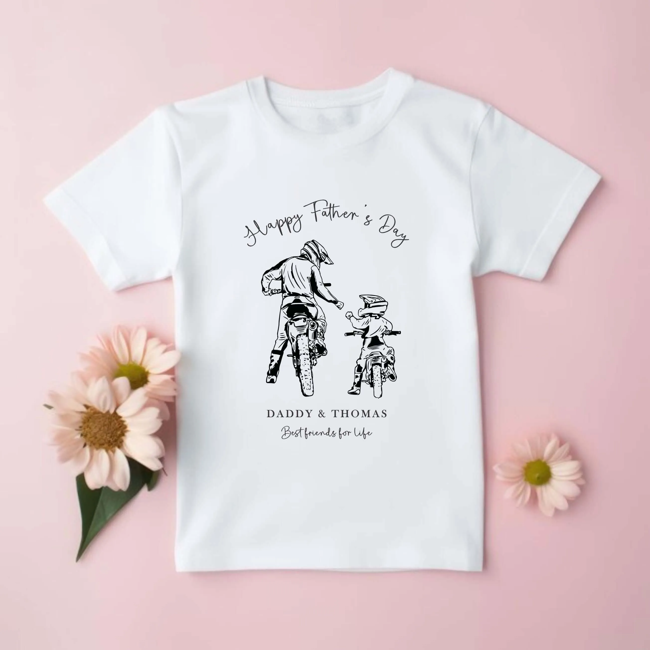 Happy Father's Day Daddy - Motorbike (First Father's Day 1st Father's Day Daddy Dad Grandad Father's Day l New Dad Gift