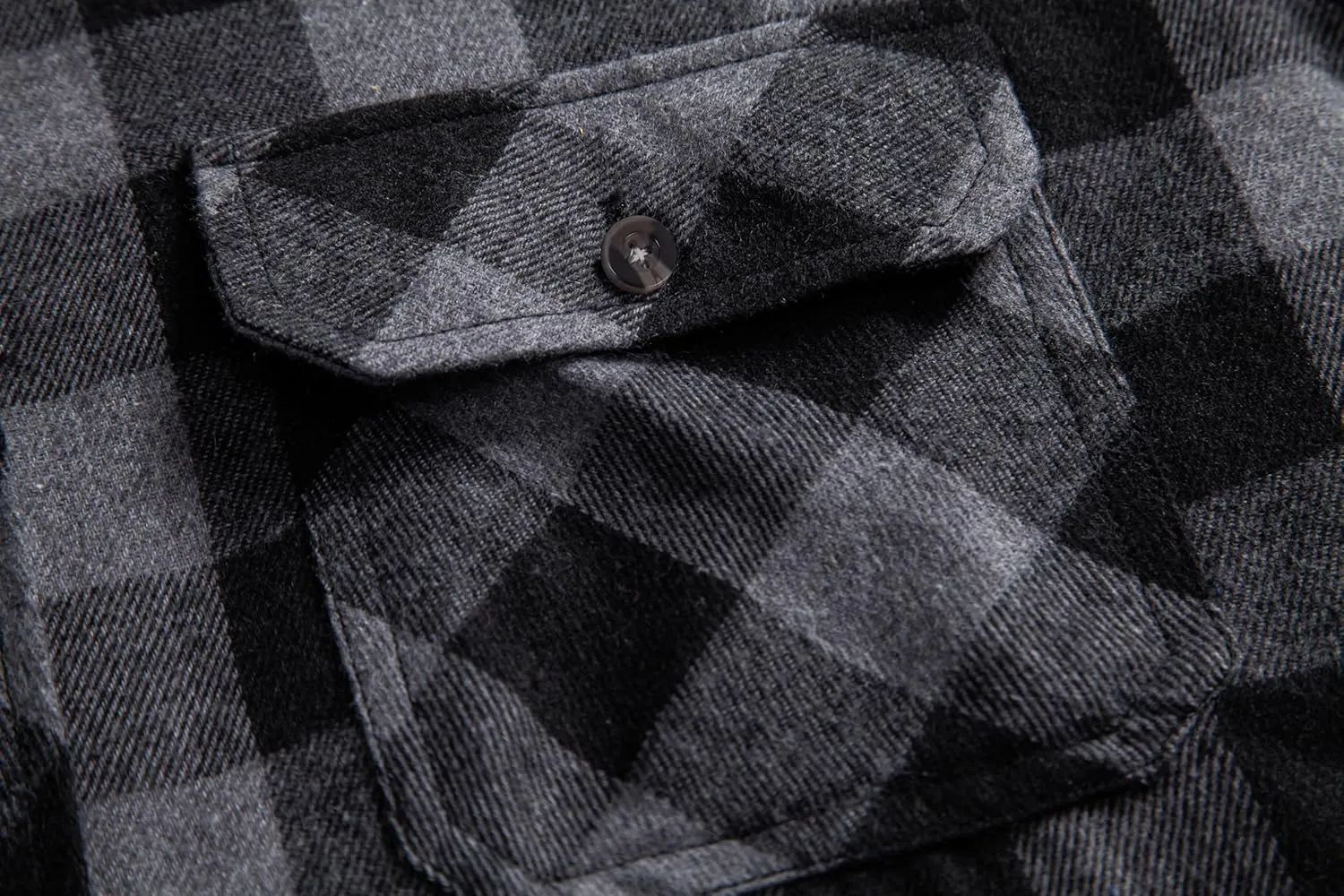 Mens Flannel Plaid Shirts Regual Fit Casual Long Sleeve Button Down Fleece Shirts
