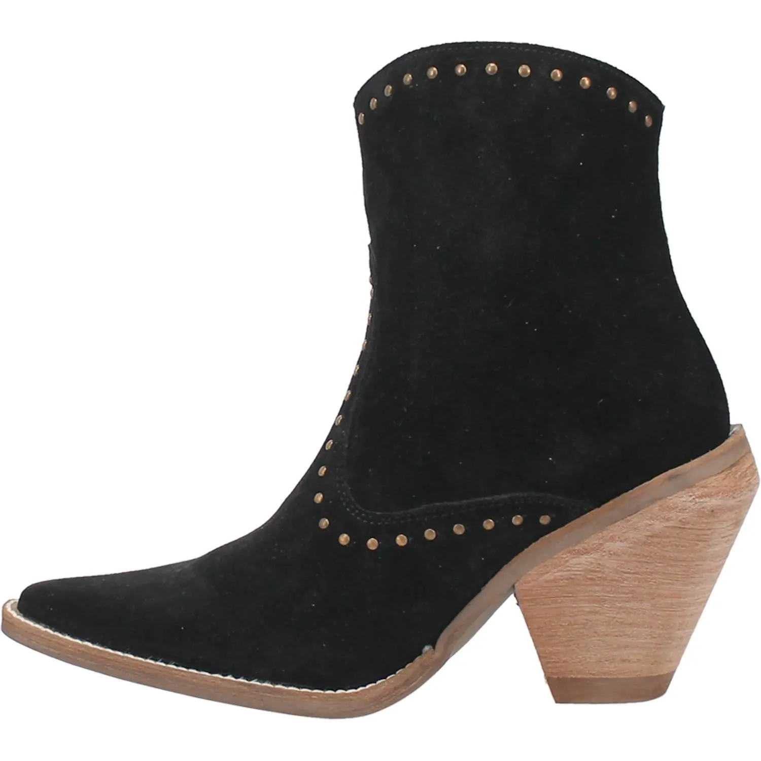 Online Exclusive | Dingo | Classy N Sassy Leather Bootie in Black Suede **PREORDER