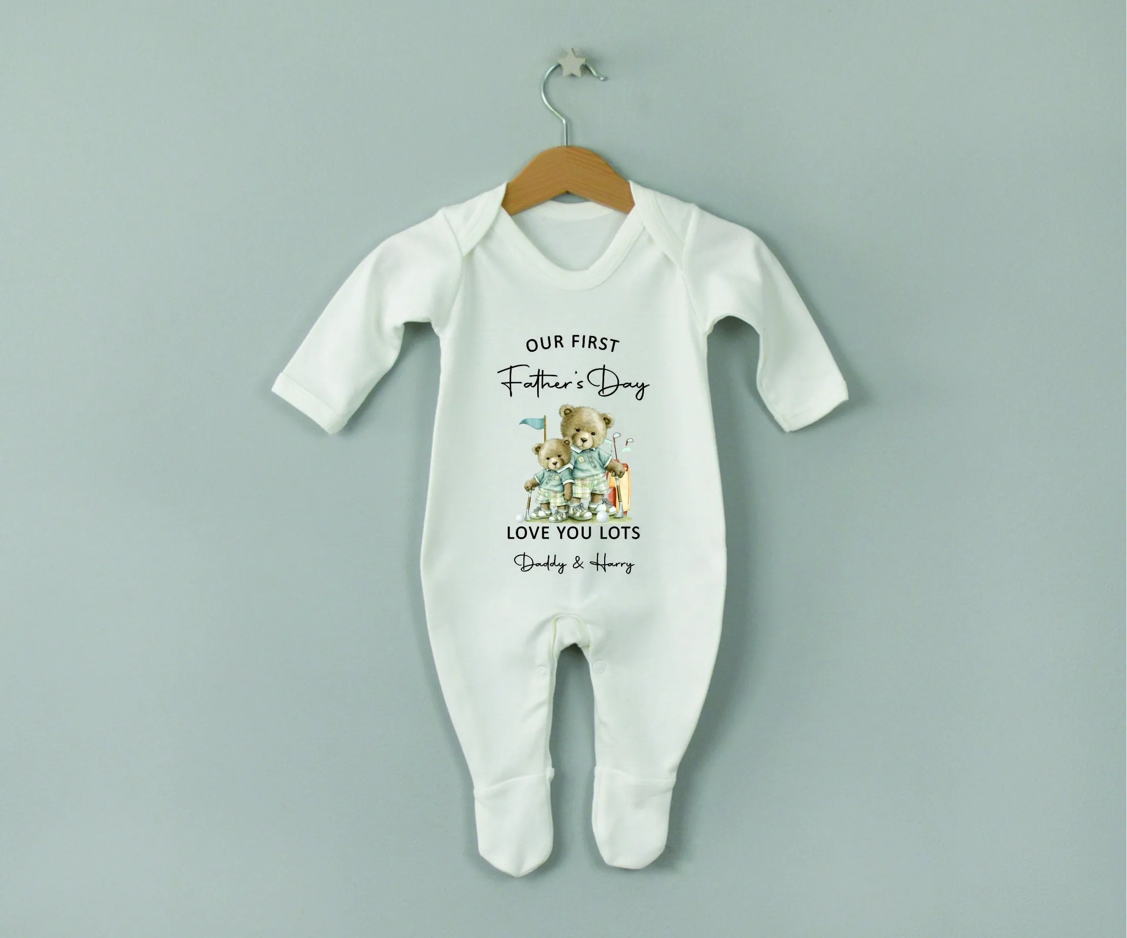 Our First Father's Day Baby Outfit (First Father's Day 1st Father's Day Daddy Dad Father's Day l New Dad Gift)