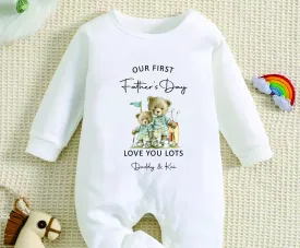 Our First Father's Day Baby Outfit (First Father's Day 1st Father's Day Daddy Dad Father's Day l New Dad Gift)