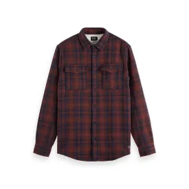 REGULAR FIT FLANNEL CHECK SHIRT