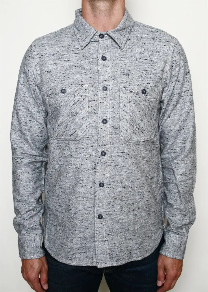 Rogue Territory BM Shirt Grey Oatmeal Flannel