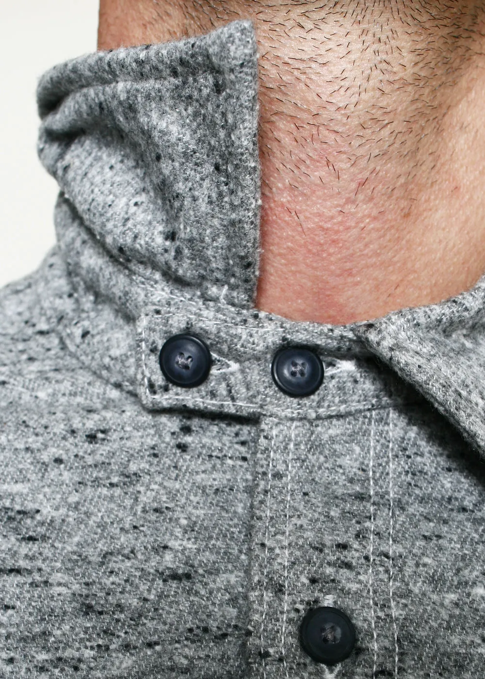 Rogue Territory BM Shirt Grey Oatmeal Flannel