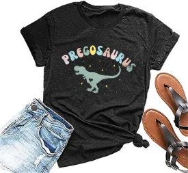 Sun's Out Bumps Out Shirt Women Maternity Pregnancy Funny Saying T-Shirt Summer Short Sleeve Casual Tops Tees
